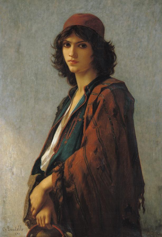 theboyishmuse:  Charles Landelle - Young Bohemian Serb 