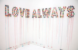  Artist Julia Chiang Uses Ring Pops For An Art Installation At The Oh-Wow Gallery.