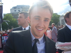 xmissmaex:  smille-for-all-time-low:  imaslytherinbitch:   romionearemyhorrocrux:  Me: Strike a pose for me Tom ;) Tom Felton: Alright ;) and this is probably the most beautiful picture of Tom Felton you have ever seen. If you happen to reblog this please