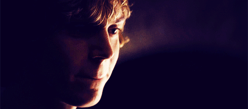 amywiliams:   Tate: You ready to go on our date? Violat: Yeah.   