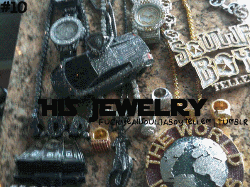nlckimlnaj:  #10 His Jewelry - The “Top 10 Little Soulja Boy Things We Love”