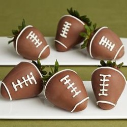 quirkycarousel:  Chocolate Football Covered