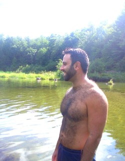 tomdickandhairy:  yummyhairydudes reblogged dccubster :Source: kumagen just lightened it up a bit… furrrr 