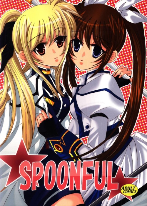 Spoonful by Sea Star A Magical Girl Lyrical Nanoha yuri doujin that contains large breasts, censored, breast fondling/sucking, fingering, cunnilingus. EnglishMediafire: http://www.mediafire.com/?ggtwhv3wg2bfrgr