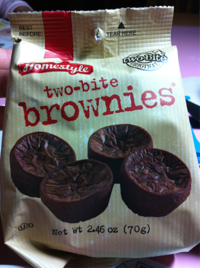 Two-bites Brownies