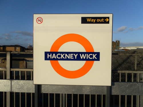 Hackney Wick roundel by stavioni on Flickr.