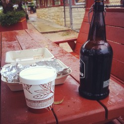 Beer and chilly. Got a park date with @esuolcs