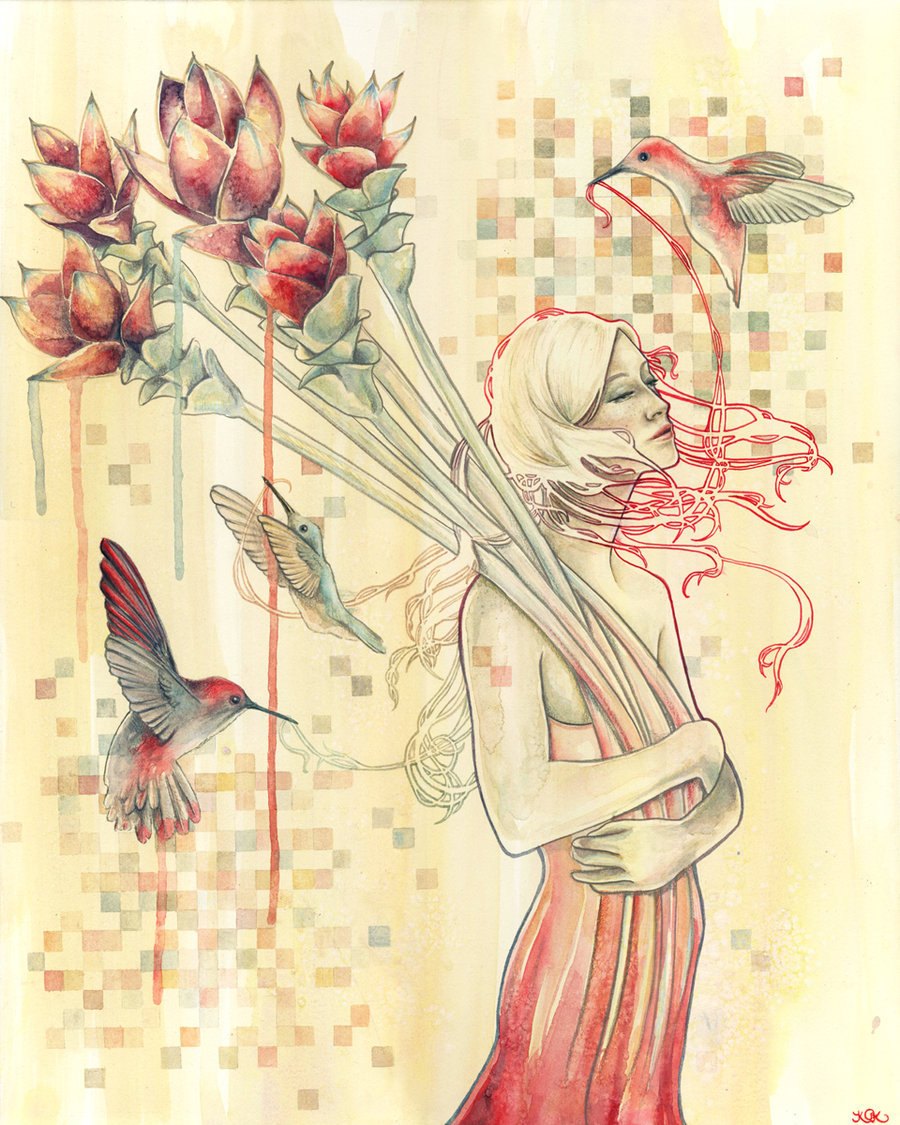 theoldsexncomics:  artforadults:  Kelly McKernan  ! 