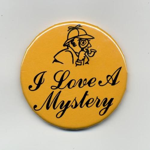 audrey-duck:Fan-made Sherlock Holmes buttons from the 1970s, 80s, and 90s. [Source]