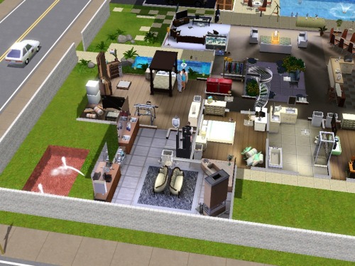 That moment when my sim’s bathroom is better than their bedroom. LOLOLOL