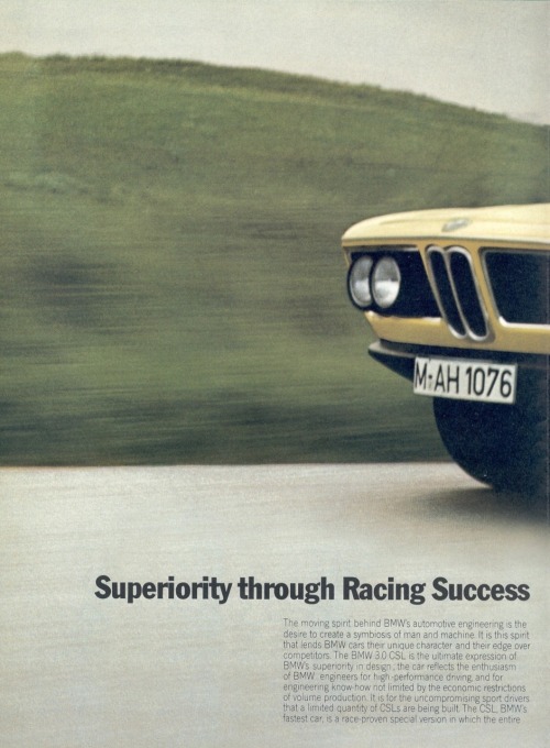 asaucerfulofwheels: 1973 BMW 3.0 CSL