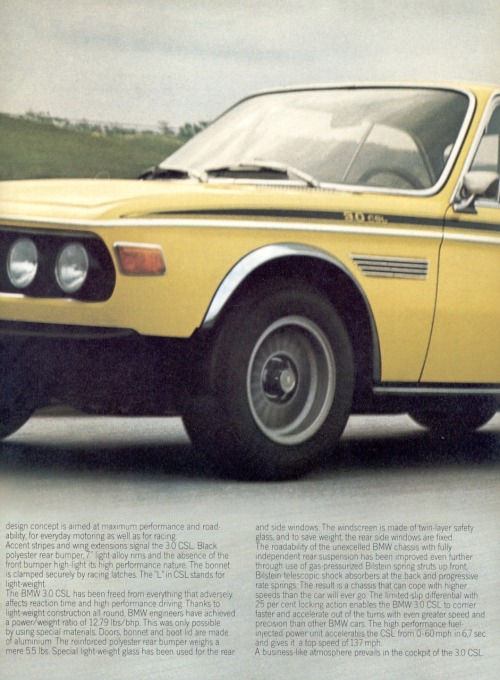 asaucerfulofwheels: 1973 BMW 3.0 CSL
