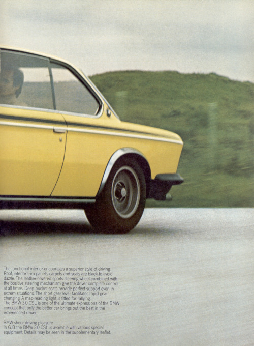 asaucerfulofwheels: 1973 BMW 3.0 CSL