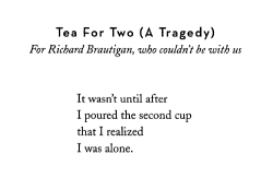  from B is for Bad Poetry, Pamela August