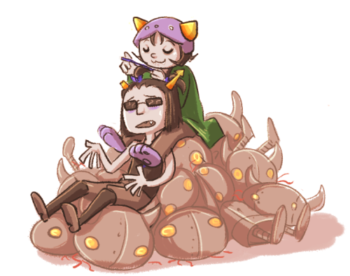 puffintalk:traz asked for Equius and Nepeta being the best of moirails 