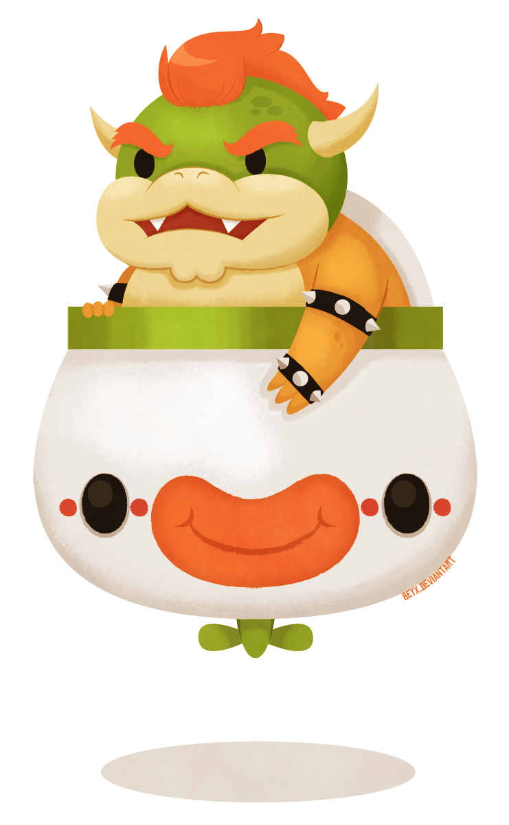 Bowser is cruisin’ for a bruisin’ in Tumblr artist demiurgic’s super cool stylized illustration. Check out more of her impressive work here.
Koopa Clown Car by Becky / demiurgic (deviantART)
Via: demiurgic