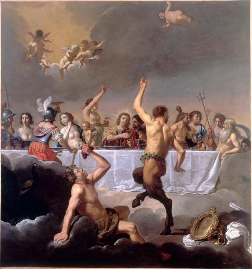necspenecmetu:  Jan van Bijlert, Feast of the Gods, 17th century 