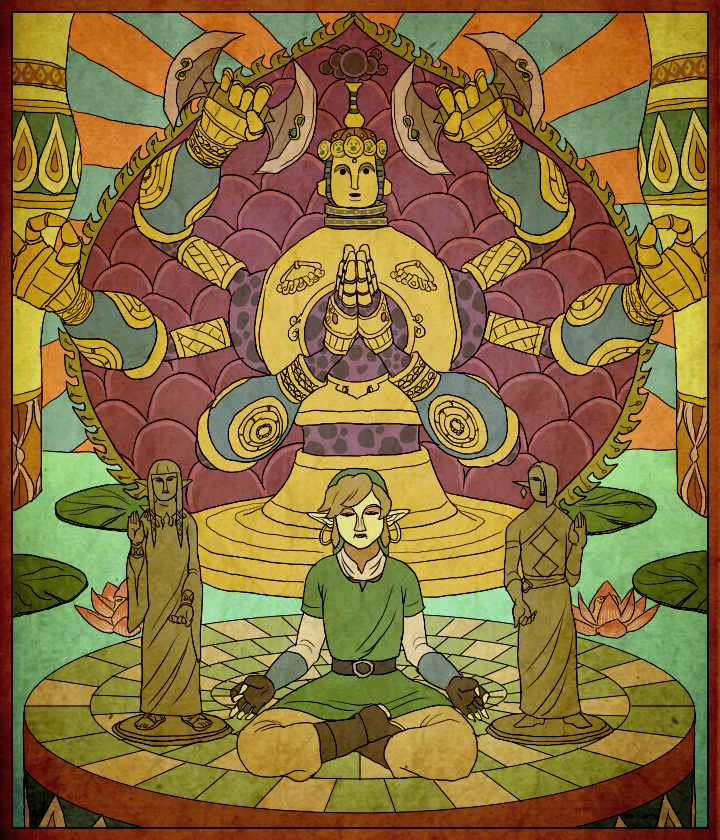 noahbodie:  Meditating in the Ancient Cistern.  By とっと. 