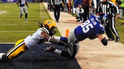 jamiejamessssss:  How is this not a TD. The refs are horrible.  I don&rsquo;t know this probably wouldn&rsquo;t have been ~game winning (let&rsquo;s be real, the Packers could have gotten a touchdown if they wanted) but urgh!  His knee!  It&rsquo;s