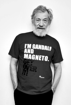 business-punk:  Ian McKellen. Thats cult. 