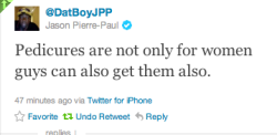 apineappleheart:  Jason Pierre Paul, you are excellent at football…and excellent at life.  You go Jason Pierre-Paul-coco.