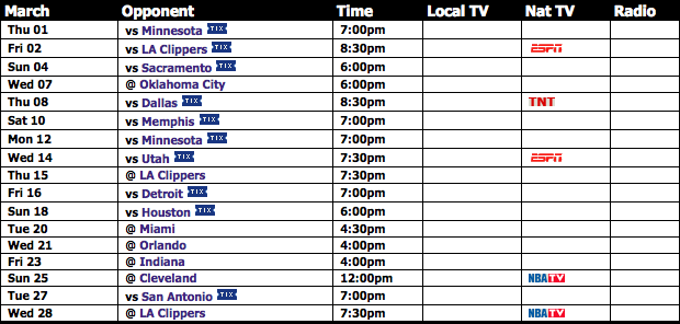 PHOENIX SUNS 2011-12 SCHEDULE!!! OMFG FINALLY!