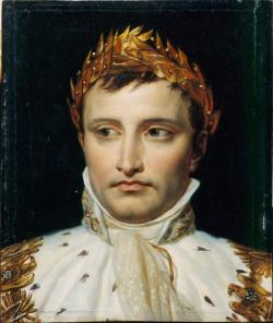 necspenecmetu:  Jacques-Louis David, Study of the Head for a Portrait of Napoleon I in Coronation Costume, late 18th or early 19th century 