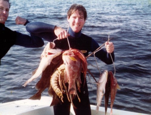 lobster and fish for our hornymoon