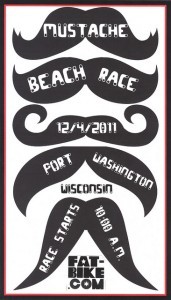 iggy-cortes:Mustache Beach Ride Report  Mustache Beach Race.  This is race #1 in theWisconsin FatBik