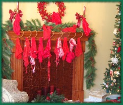 Looks like more than just stockings hung by the chimney