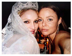 madonnascrapbook:  Madonna and Stella McCartney