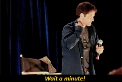 itsfuuh:  “The next day of shooting after the convention, I came to my trailer and every article of my wardrobe was hung inside out… and I didn’t know why! I thought, ‘This is a terrible mistake that the wardrobe department has made - can’t