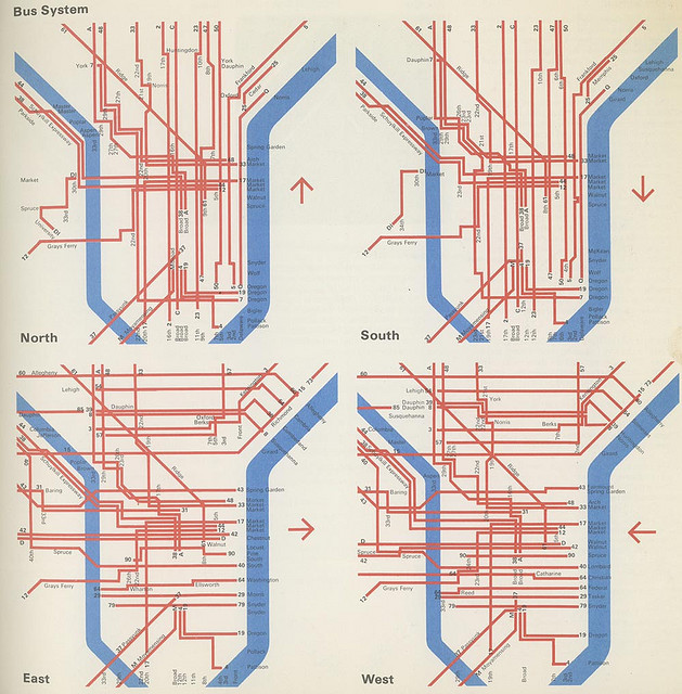 transitmaps:  Historical Maps: Man-Made Philadelphia, 1972 One last view of Philadelphia