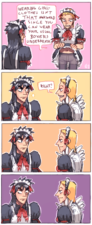 this is perfect holy shit (via meido II by `emlan on deviantART)