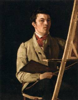 loquaciousconnoisseur:  Camille Corot Self-Portrait (1825) Musée du Louvre, Paris 