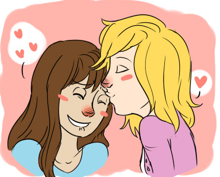 Some Faberry cuteness because ugh.  <3