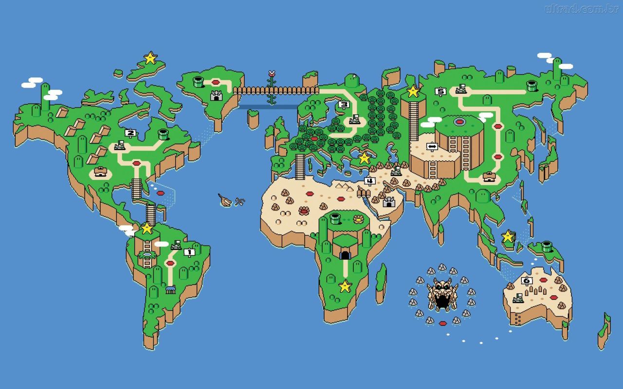 Super Mario World Map