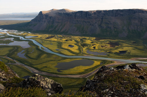 photo by Johannes Jansson on Flickr.The Rapa valley in Sarek national park, northern Sweden.