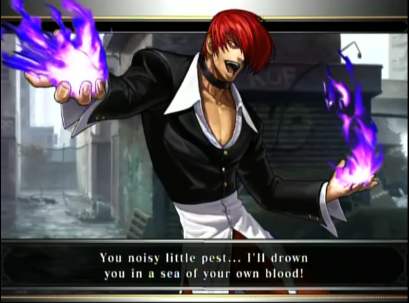 The King of Fighters XII - Iori Yagami All Win Quotes (English) PS3 