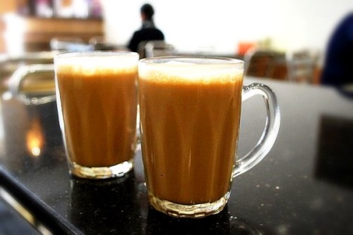 haythamkenwayss: Teh Tarik (known as “pulling tea” in English) is a hot Malaysian 
