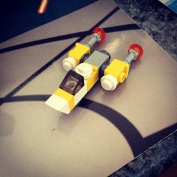 Day 18 (we are counting backwards on the star wars Lego calendar). Y-wing! (Taken with instagram)