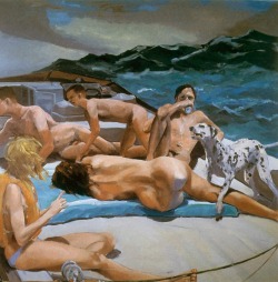 missfolly:  The Old Man’s Boat &amp; The Old Man’s Dog, by Eric Fischl, 1982 