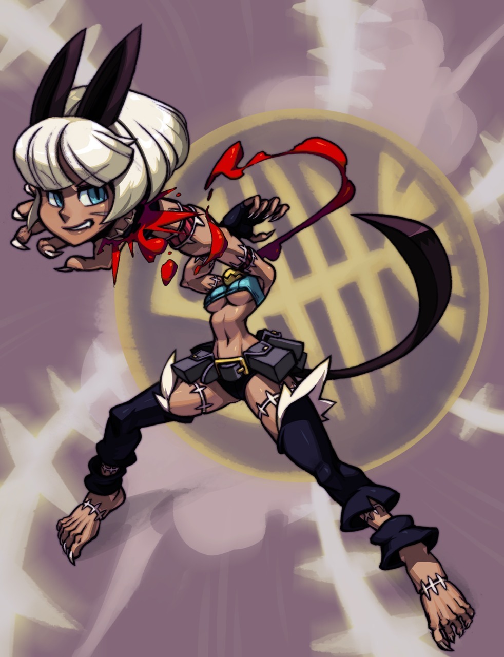 honekoneko-chan:  Skullgirls and their action portraits. 