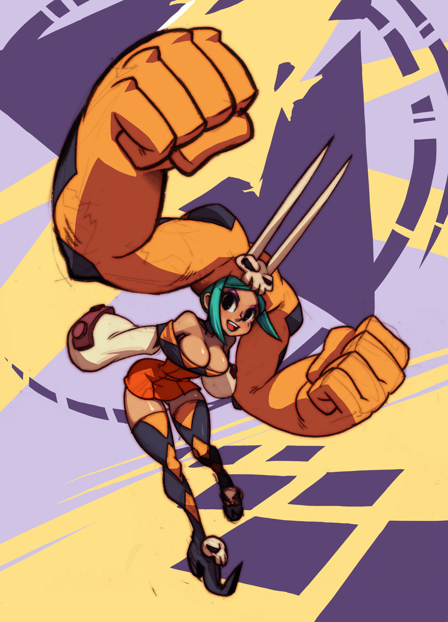 honekoneko-chan:  Skullgirls and their action portraits. 