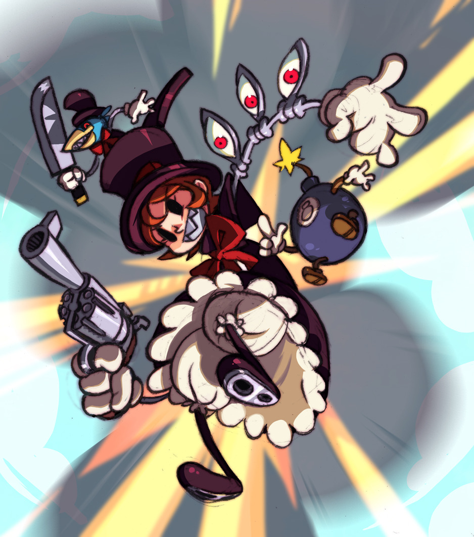 honekoneko-chan:  Skullgirls and their action portraits. 