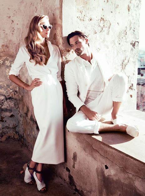 theblondejournal:Vogue AustraliaJanuary 2012Model: Ben Hill and Valentina ZeliaevaPhotographer: Linc