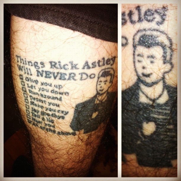 WARNING ⚠️ My Tattoo Will Rick Roll You! 