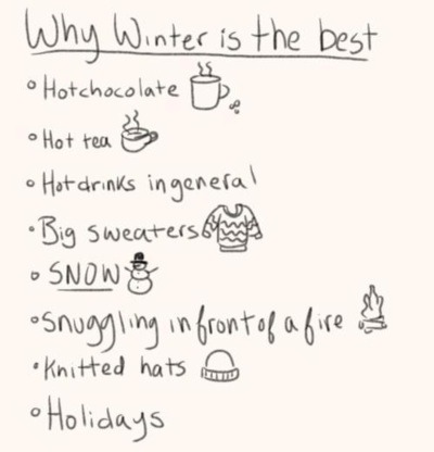 i hate winter. i love this stuff though.