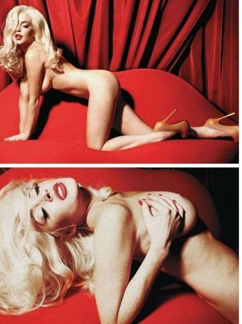 Porn sadness:  Lindsay Lohan, Playboy 2011  And photos