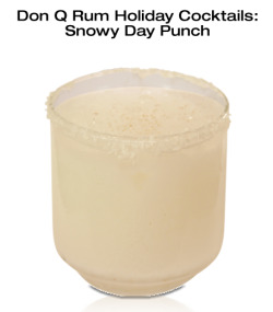 bbook:  SNOWY DAY PUNCH By Don Q Rum 1 liter………………………………….DON Q COCO 16 oz. ………………………………..DON Q CRISTAL 16 oz. ………………………………..COCONUT WATER 16 oz………………………………….COCONUT